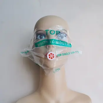 15Pieces CPR Atslēgu Ķēdes Avārijas CPR Sejas masku par Pirmo Palīdzību vai AED Apmācības