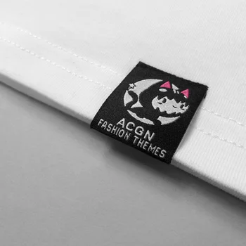 2017. gada Vasarā Meitenes, T Krekls Harajuku Krekls Neko Atsume Anime Multfilmu Kawaii Japāņu Drēbes Gadījuma Sieviešu T-krekls Kaķis, Topi, t-veida