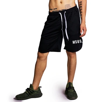 2020. gada Vasaras zīmola fitnesa bikses vīriešu ceļa garums kultūrisms bermudu kravas aktīvās bikses Joggers sporta zāles treniņu sviedri īsās bikses
