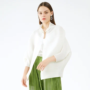 2020. gadam, rudens, ziemas apģērbi korejiešu jaunā dizaina stila izjūtu nišu zaudēt eleganti satīna auduma balta, ar garām piedurknēm pogas krekls sievietēm augšu