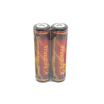 2gab/daudz TrustFire 18650 Zelta Aizsargāta Akumulators 3,7 V 3000mAh Uzlādējams Litija Baterijas ar PHB Par Kabatas Lodlampa