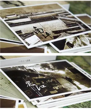 30 Gab./Komplekts Ķīnas Seno Pilsētu, Pastkartes Radošo Skaista Ainava Okeāna Sniega Kalnu Apsveikuma Kartītes Ziņu Kartes Kancelejas Preces