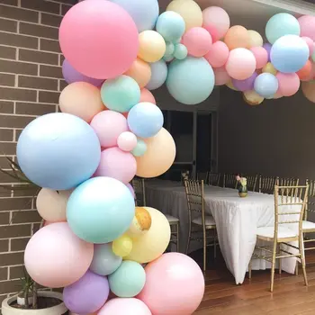 36 collu Milzu Baloni Macaron Ādas Krāsas Lateksa Baloni Dzimšanas dienas Kāzas, Saderināšanās Jubilejas Festivāls Partijas apdare