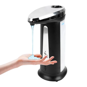 400 ML Ziepju Dozators Sanitizer Padeves Automātiskās Šķidruma Vannas istabas Piederumi Touchless Viedo Sensoru Rokās Tīrīšana