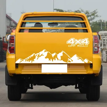 4X4 bezceļu Grafiskais Vinila Auto Uzlīmes un Uzlīmes Kalnu Grafikas Uzlīme Optiskā Par NAVARA Ford Pikaps Toyota
