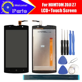 5.0 collu HOMTOM ZOJI Z7 LCD+Touch Screen Digitizer Montāža Oriģināls Jaunu LCD+Touch Digitizer par ZOJI Z7+Instrumenti
