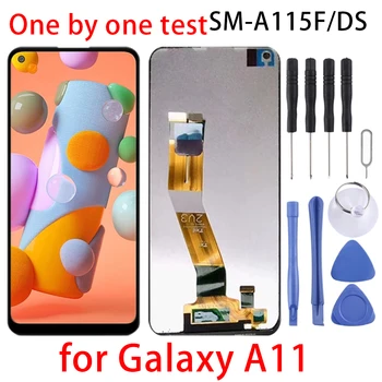 6.4 collu Samsung Galaxy A11Original LCD Ekrānu un Digitizer Pilnu komplektu Samsung Galaxy A11SM-A115F/DS