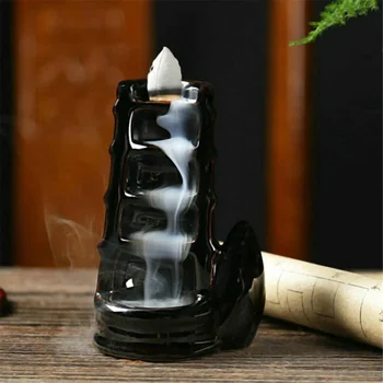 6 Stilu Tornis Vīraks Keramikas Degļu Smaržas Turētājs Sālsūdenim Vīraka Kvēpināmais Trauks Radošo Aromterapijas Dūmu Atteces Vīraks Stick Vīraks