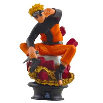 6pcs/ Set Naruto Sasuke Gaara Attēls Kakashi Darbības Rādītāji Anime Naruto PVC Skaitļi Kolekcionējamus Modelis Rotaļlietas Xmas Dāvanas Bērniem