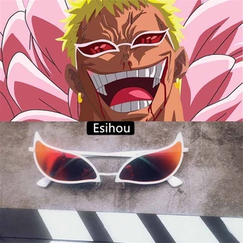 Anime Viens Gabals Brilles Donquixote Doflamingo Pašā Stilā, Brilles, Saulesbrilles