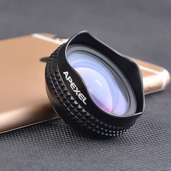 Apexel Redzes Pro Portretu objektīvs, HD Platleņķa PhoneCamera Lens kit Vairāk Ainava Nav traucējumu iPhone 6s plus 7, HTC un vairāk