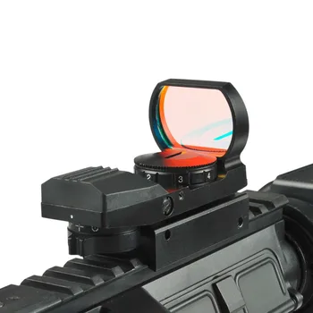 Augstas Kvalitātes Taktiskās 22-33mm Objektīva Refleksu Red Dot Sight Riflescope ar 11mm Rail Mount fit Šautene Medības