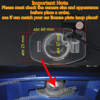 Auto CCD LED Nakts Redzamības Reverse Rezerves Autostāvvieta Palīdzību Ūdensizturīgs Atpakaļgaitas Atpakaļskata Kamera Toyota Corolla 2007. - 2013. gadam