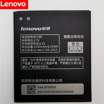BL 198 Akumulatora BL198 Lenovo A859 A860E S890 K860 K860I A678T S880I A850 A830 2250mAh Mobilo Telefonu Aizstāt papildināt