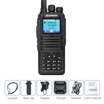 Baofeng DM-1701 DMR Walkie Talkie, UHF, VHF Ham Radio Stacijas Digital Analog Saderīgu Duālā Laika Slota Radiostacija Amatieru Radio