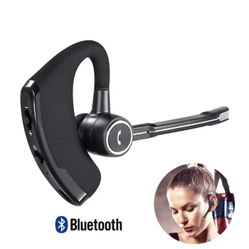 Biznesa Bluetooth Austiņa Automašīnas Bluetooth Skaļruņa brīvroku režīmā ar mic auss āķis Bluetooth Bezvadu Austiņas iPhone kulaklık