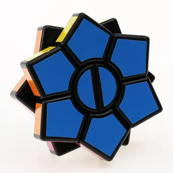Black 2-Slāņu Super Laukumā-1 Zvaigzne Skrūvēm Magic Cube Dāvida Zvaigzne Puzzle Ātrums Vērpjot Cubo Magico Spēle Izglītojošas Rotaļlietas