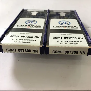 CCMT09T308NN LT10 CNC asmens karbīda ielikt 10pcs/daudz oriģinālu CCMT 09T308 NN LT10