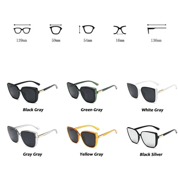 Cateye Dizainers Saulesbrilles Sieviešu 2020. Gadam Augstas Kvalitātes Retro Saulesbrilles Sieviešu Laukumā Brilles Sieviešu/Vīriešu Luksusa Oculos De Sol