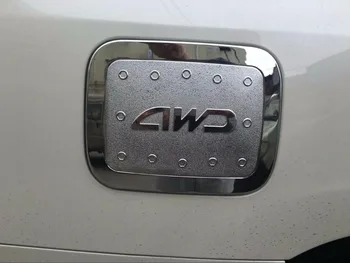 Chrome 4WD Degvielas Tvertnes Vāka Ārējais Dizains Apdares Toyota Land Cruiser 200 FJ200 Piederumi 2008-2017