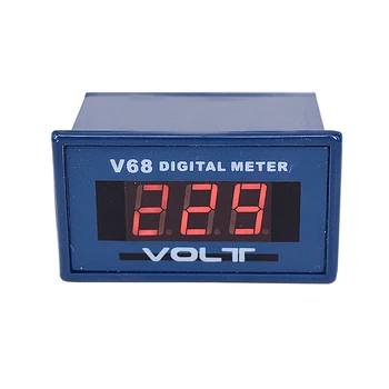 Ciparu displejs 220V AC voltmetrs AC0-500v 380v digitālo skaitītāju saderīgs ar 85L17