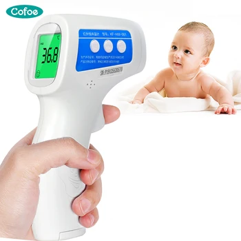 Cofoe Bērnu Termometro Medicīnas Pieres Digitālais bezkontakta Infrasarkanais Ķermeņa Temperatūra Bērnam ir Drudzis Siltuma Indikators Mērīšanas
