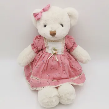 Cute Princese Stila Teddy Bear, Plīša Rotaļlieta, Kleitu, Lāča Lelle, Bērnu Rotaļlietas, Meitene Dzimšanas dienas Dāvanu, Mājas Apdare