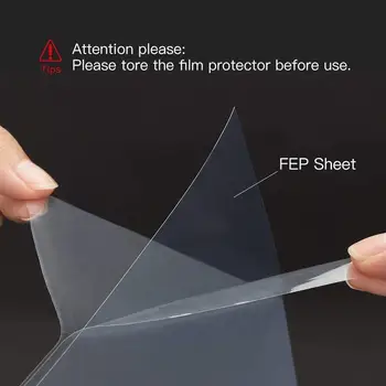DLP 3d printera Daļas FEP Filmu 140x200mm Fep Loksnes 0.15-0.2 mm ANYCUBIC Fotonu Sveķu UV Gaismu 3D Printeri Impresora