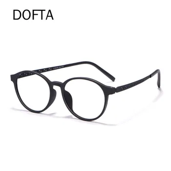 DOFTA Titāna Briļļu Rāmis Sieviešu Vintage Kārta Recepšu Brilles Vīriešiem korejas Tuvredzība, Optisko Briļļu Rāmji 5263