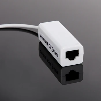 Datoru USB Ethernet Adapteris Usb 2.0 Tīkla Karte USB savienojumu ar Ethernet RJ45 Gigabit Lan Internets (Windows 7/8/10 USB Ar Disku