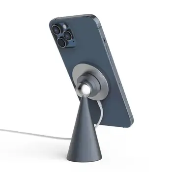 Daudzfunkcionāls Pārnēsājams Statīvs mobilajiem Telefoniem Ar Magnētisko Iesūkšanas Un Magnētisko Bezvadu Lādētāju iPhone12mini 12 Pro Max