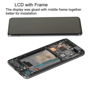 Displeja Xiaomi Pocophone Poco F2 Pro Original Amoled LCD Displejs 10 Touchs Ekrānu Nomaiņa uz Redmi K30 K 30 Pro LCD
