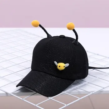 Doit 2 līdz 7 Gadiem Pavasarī Bērnu Beisbola cepure Zēns Meitenes 3D bitīte Snapback regulējams Mazulis, Hip Hop, Cepure, Saules klp