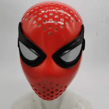 Dzelzs Infinity Kara Homecoming Spider Maska Faceshell ar Pilnu Sejas Masku Super Varoņiem Km Morales Sejas shell Halloween vīrietis