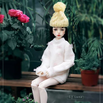 Elf Luna lelle 1/3 SD bjd rotaļlietas luts delf acis modeli modes dāvana meitenēm zēniem