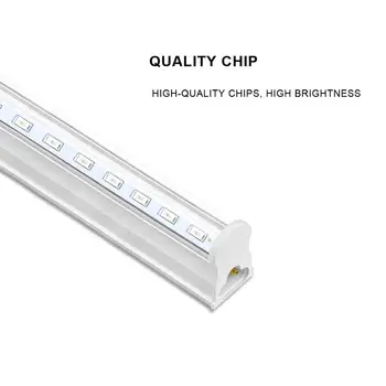 Fito lampas Iekštelpu Siltumnīcefekta LED Bar Pilns Komplekts Pieslēdzami T5 Caurules Ziedu, Augu Augt Mājas Apgaismojums 110V 100V 220V