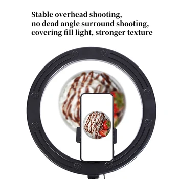 Fotogrāfija Apgaismojums Aizpildīt Gredzenu Gaismas Lampa Tālrunis Ringlight Statīvs Statīvs Foto Led Selfie ar Bluetooth