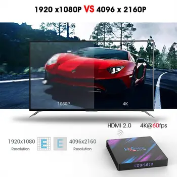 H96 MAX 10.0 Smart TV Kastē Rockchip RK3318 4GB RAM atmiņa, 64GB ROM H. 265 4K HDR 2.4 G&5G, Wifi, Bluetooth 4.0 Android TV Box H96MAX 2GB16GB