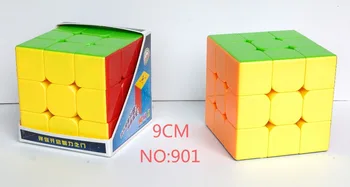 Hesu 9cm 3x3x3 Cube Liels Magic cube Puzzle 3x3 Cubing Ātrums stickerless Profesionālās Izglītības Rotaļlietas, lai bērns labākā dāvana