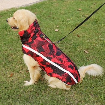 Individuation Nosaukums Ziemas Suņu Apģērbu, Siltu Pet suns Jaka Ūdensizturīgs Atstarojošs Lielu Suņu Apģērbs Suņu Piederumi Liels Suns