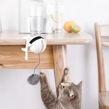 Inteliģents Kaķis Rotaļlietas Automātiskās Pacelšanas Kaķis Bumbu Teaser Pet Smieklīgi Elektriskā Kustības Kaķēns Izmantot Puzzle Interaktīvās Rotaļlietas