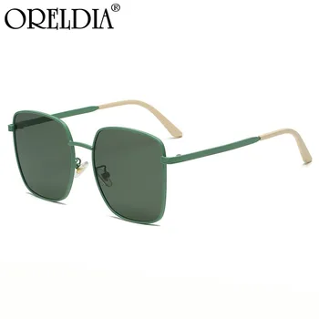 Ir 2021. Jaunākās Modes Lielgabarīta Saulesbrilles Sieviešu Retro Matēta Zaļš Kvadrātveida Saulesbrilles Elegantas Dāmas Moderns Saulesbrilles Karstā UV400