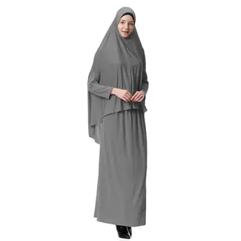 Islāma Sievietes Lūgšana Uzstādīt Abaya Jilbab Garo Šalli Hijab Maxi Kleita Svārki Arābu Lielu Gaisvadu Niqab Burqa Dievkalpojumu Ramadāna Pakalpojumu