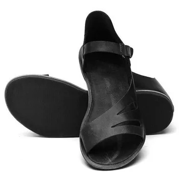 Izmērs 35~43 sandales sieviešu 2019 dzīvoklis Retro liela izmēra sandales sieviešu vasaras kurpes sievietēm