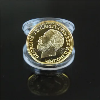 Jaunākās 30pcs/daudz bezmaksas piegāde 1914 Lielbritānijas Valsts George UNC -24 Valsts zelta monētas, monētu