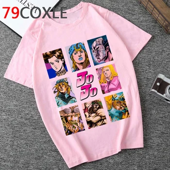 Jojo Dīvaino Piedzīvojumu Modes Anime T-krekls sievietēm Forši, Smieklīgi Karikatūra Vasaras T Krekls Grafiskais Gadījuma Tshirt Streetwear Top Tee