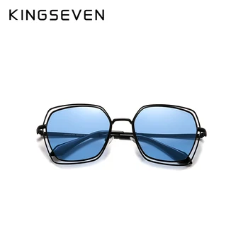 KINGSEVEN 2020. gadam Elegants Sērijas Sieviešu Polarizētās Saulesbrilles, kas Dubulto Kadru Modes Dizaina Sievietes Brilles Sieviešu Briļļu Zonnebril dame
