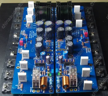 KRELL KSA100 Uzlabota BA15MKII Jaudas Pastiprinātāju DIY Komplekts DIY Audio Pastiprinātāju W/ Skaļruņa Aizsardzībai,3 Pāri Izejas Tranzistors