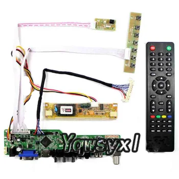 Kontrolieris Valdes Komplekts M200O1-L02 / M200O1-L03 TV+HDMI+VGA+AV+USB LCD LED ekrānu Vadītāja Valdes