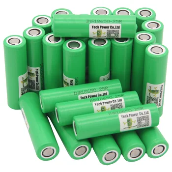 Krievijas Noliktavā Ātra Piegāde yeckpowo inr18650 25R li-ion akumulators (litija) baterijas 2500mah 3.7 V, 25A 10C high drain